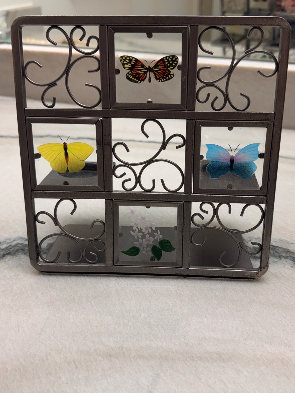 Vintage Decorative Butterfly Candle Holder